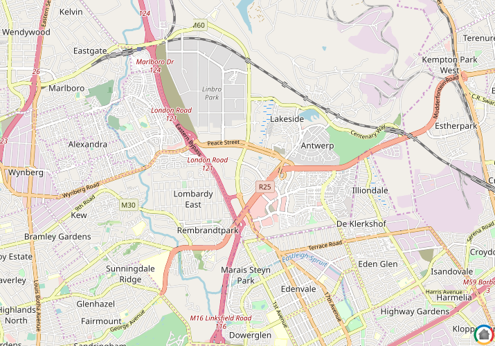Map location of Longmeadow Business Estate